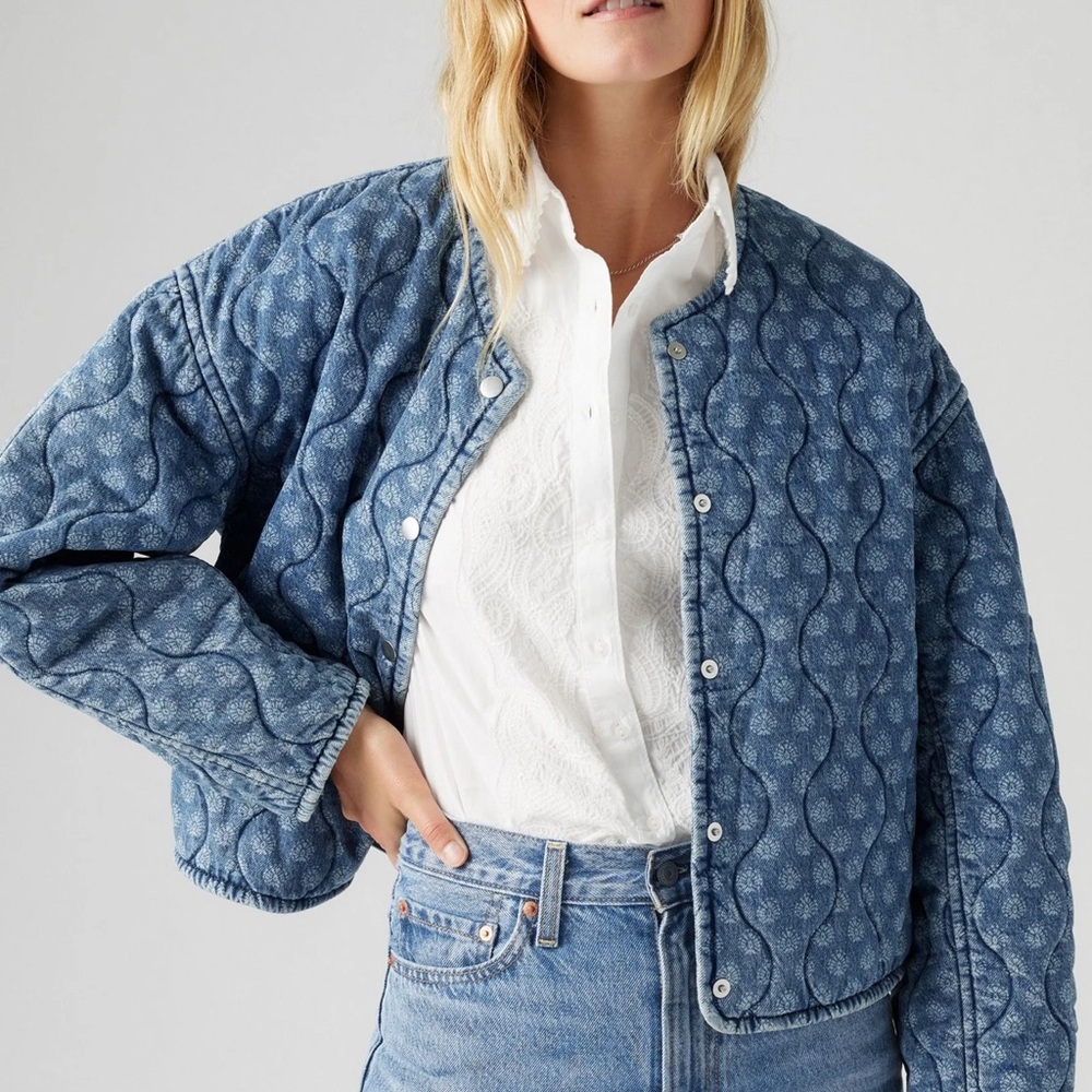 Levis Rumer Quilted Denim Jacket